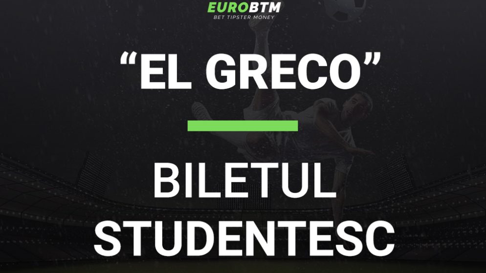 Biletul Studentesc luna NOIEMBRIE  PROFIT +1000 LEI – EL GRECO Euro BTM